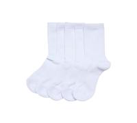 Urban Classics Unisex Sport Socks Kids 5-Pack 39-42 white