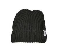 Urban Classics Unisex Beanie Recycled Yarn Fisherman, Farbe:black, Größe:one size