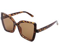 Sonnenbrille URBAN CLASSICS "Urban Classics Unisex Sunglasses Mississippi", Damen, Gr. one size, braun, Brillen (42919419-0) braun