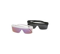 Urban Classics TB3554 Sunglasses Rhodos 2-Pack, Größe:one size, Farbe:BLACK/WHITE