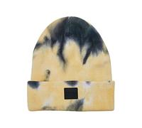 Urban Classics Unisex UCK4584-Tie Dye Kids Beanie Hat, Yellow/Black, L/XL