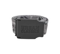 Urban Classics Unisex Woven Rubbered Touch UC Gürtel, Mehrfarbig (Grey Camo 00866), 120 cm
