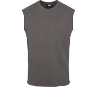 Urban Classics Herren T‑Shirt Tb1562 Open Edge – ärmellos, Rundhals, Baumwolle – Darkshadow 5XL