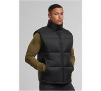 Steppweste URBAN CLASSICS "Urban Classics Basic Puffer Vest", Herren, Gr. 5XL, schwarz, 100% Polyamid, Rundhals, Westen Steppweste (41349642-5XL) schwarz