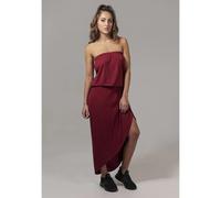 Urban Classics Damen Kleid Viscose Bandeau TB1508 Burgund XS