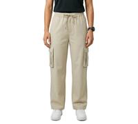 Stoffhose URBAN CLASSICS "Damen Ladies Vicose Straight Leg Cargo Pants" Gr. XXL, US-Größen, grau (concrete) Damen Hosen Stoffhosen (62205166-XXL)