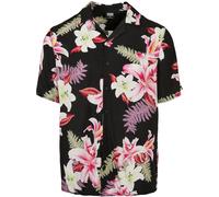 Urban Classics Viscose AOP Resort Shirt Kurzarmhemd multicolor in M