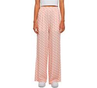 Urban Classics Damenhose Viscose Resort TB6218-12888-0039 weite extra lang 4XL Lemonade Pink Check