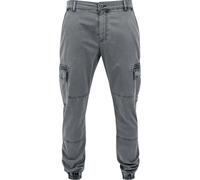 Urban Classics Washed Cargo Twill Jogging Pants Cargohose grau in W36L32