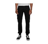 Urban Classics Herren Washed Cargo Twill Jogginghose Schwarz Größe 31