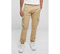 Urban Classics - Washed Cargo Twill Unionbeige - Hose - Beige - W28 - 98% Baumwolle, 2% Elastan,Baumwolle Beige W28