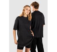 Urban Classics Washed Rib T-Shirt black Gr. XL