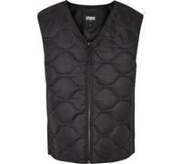 Urban Classics Herren Weste Zipped Gilet black M