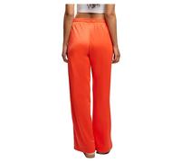 Urban Classics Wide Leg Tracksuit Pants Orange 2XL Damen