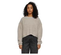 Urban Classics Damen Ladies Wide Oversize Sweater warmgrey, S