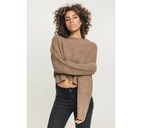 Urban Classics Ladies Wide Oversize Sweater Frauen Strickpullover schwarz