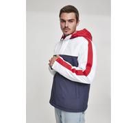 Urban Classics 3-Tone Padded Pull Over Hooded Jacket in Gr. M in Schwarz