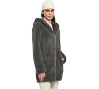 Urban Classics Women's Ladies Sherpa Jacket Jacke, Brown, XL