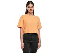 Urban Classics Women's Ladies Short Oversize Tee T-Shirt, Papaya, XS