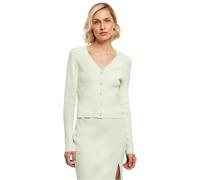 Urban Classics Women's Ladies Short Rib Knit Cardigan Sweater, lightmint, 4XL
