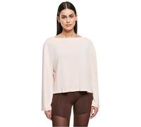 Urban Classics Langarmshirt Damen Short Modal Bateau-Ausschnitt Pink Größe S