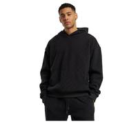 Urban Classics Women's TB6770-Jacquard Velvet Oversized Hoody Sweatshirt, Black, 42