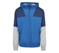 Urban Classics Zip Away Track Jacket Herren-Fleecejacke - blau grau S