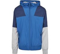 Urban Classics Zip Away Track Jacket, sportyblue/lightasphalt, M