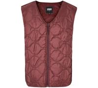 Urban Classics Zipped Gilet Männer in Gr. L in Rot