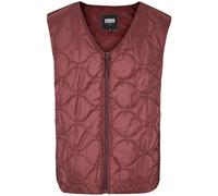 Urban Classics Weste Zipped Gilet Herren Rot Größe XL