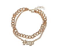 Urban Classics Zodiac Golden Anklet Virgo Frauen Fusskette goldfarben L-XL