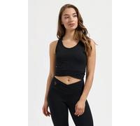 Urban Goddess Sati Yoga Crop Tank Top Onyx Black (Schwarz) M