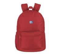Urban Schulrucksack Oxford B-You Ceglany - 13-16" Laptoptasche verstärktes 13-16" Polyester Recycling RPET, Reflektierende, Verdeckte Tasche, Ergonomische Rückentasche (29x42x17 cm)