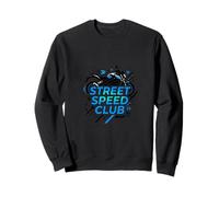 Urban Speed Club Rider Bewegungsgrafik Sweatshirt