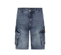 Urban Surface Herren Cargo Jeans Shorts Elastische Denim Bermuda Hose