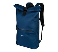 URBAN ZWEIRAD - Rollrucksack - Rolltop Rucksack für Damen & Herren aus PET-Flaschen - Rolltop für Freizeit, Uni & Schule etc. - Wasserabweisender Rolltop Rucksack (blau)