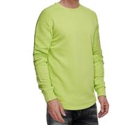 Sweatshirt RUSTY NEAL, Herren, Gr. XL, grün, 70% Baumwolle, 30% Polyester, unifarben, normal, Rundhals, Sweatshirts Sweatshirt, mit geripptem Ärmeldesign (21535538-XL) grün