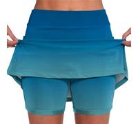 Urlaub Must Haves Angebote Damen Rock Mit Hose Drunter Kurz 2 In 1 Shorts Rock Farbverlauf Druck Tennis Rock Mit Short Integriert Sportrock Tennisrock Jogginghose Damen Sale Sale Damen Hosen