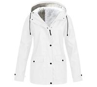 Urlaub Must Haves, Marken Jacken Damen Sale, Herbstjacke Damen Elegant Winterjacke Größe Kapuzen-Regenmantel Winddicht Winterparka Damen Warm Gefüttert, Ubergangsjacke Damen Sale