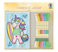 Ursus Stickkarten-Set "Ganzjahr", 11 x 17 cm, 10 Stück