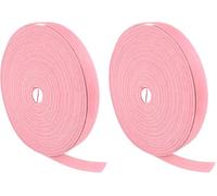 Ursus 74520005 - Kamihimo Paper Strap Rosa, Robustes Flecht-Band, ca. 15 mm x 15 m, rosa farbiges Bastel-Band aus zusammengeklebten Papierschnüren zum Flechten, Basteltrend aus Japan (Packung mit 2)