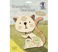 URSUS Sticken Kreuzstich-Bastelset Katze