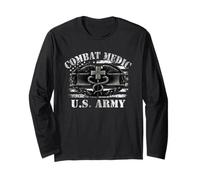 US Army 68W Combat Medic Perfect Veteran Medical Military Langarmshirt