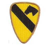 US Army Patch: Cavalry Ranger USMC Airforce Aufnäher USA Militär Abzeichen zum aufnähen - Bundeswehr Geschenk Military Applikation für Uniform/Jacke/Boots - 100x80mm