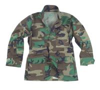 US Feldjacke BDU Baumwolle Ripstopgewebe woodland camo