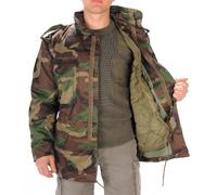 Mil Tec Feldjacke US M65 T/C mit Futter Woodland Herren Größe 3XL Synthetik
