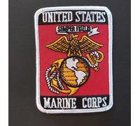 US Patch Aufnäher United State Marine Corps Semper Fidelis (Gr. Large)