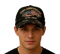 US Patriotic Baseball Hat, Commemorative 250th Cap, With Adjustable Feature, Baseball Caps For Women And Outdoor Sports, Patriotic Cap With Stylish Design, Hat For 4th Of July And Memorial Day