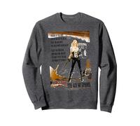 US Sony ATV Motörhead Mayhew Ace of Spades 01 weiß Sweatshirt, Unisex für Erwachsene, Anthrazit Meliert, L