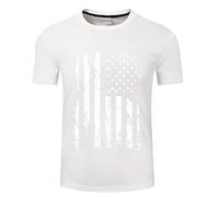 USA Flagge Shirt Herren Stars and Stripes US Army T-Shirt Männer Amerika Tshirt Rundhals-T Männer Sportshirt USA Flagge Print Retro Style Männer Fashion Streetstyle